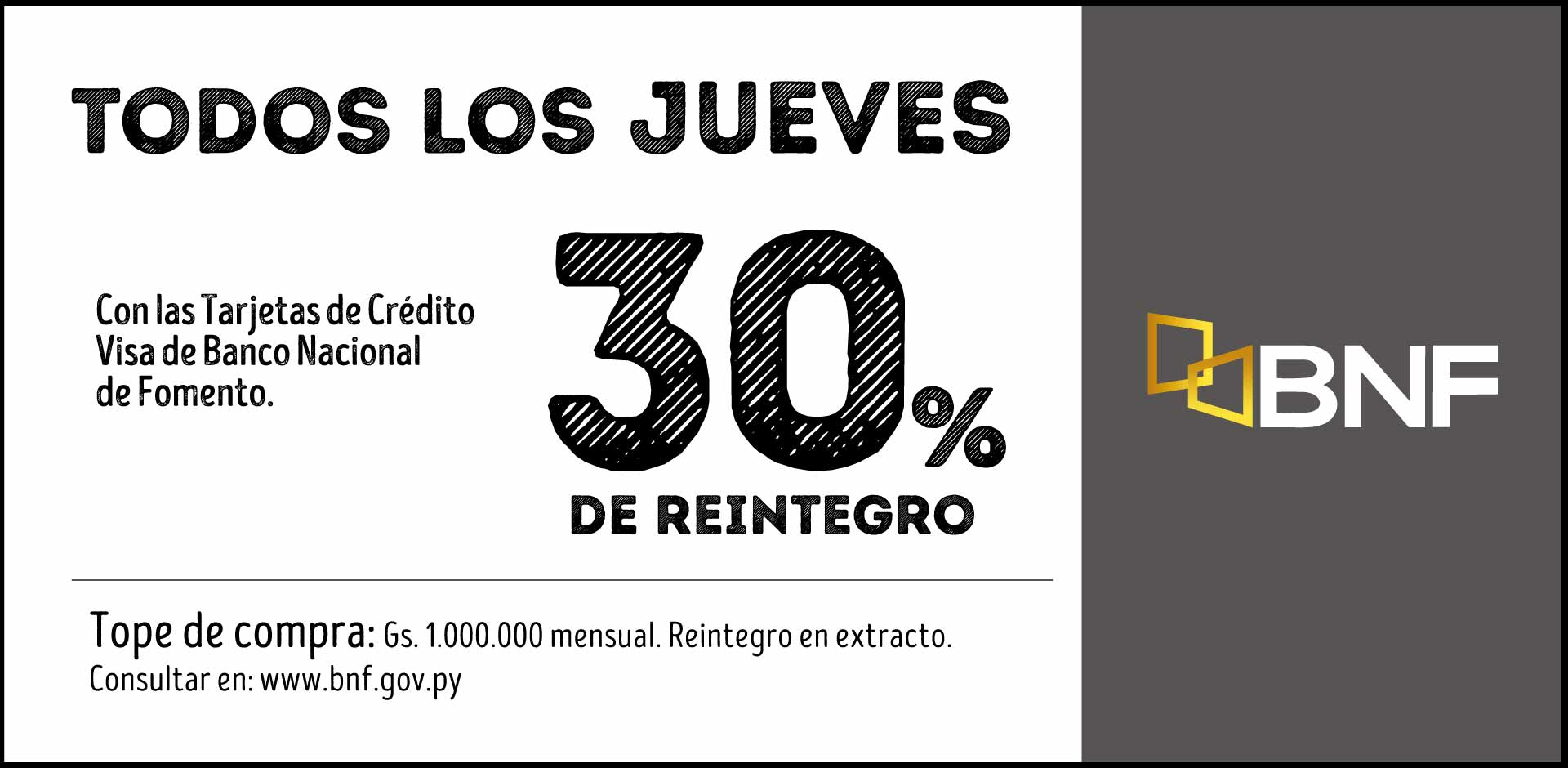 Reintegro BNF - Delimarket